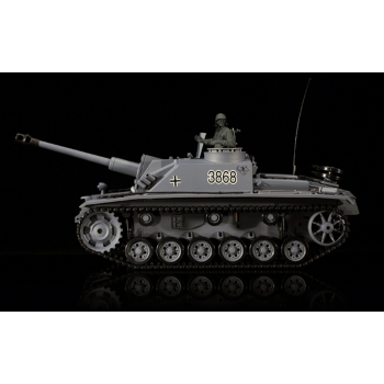 Ferngesteuerter Panzer ASG/IR/Sound/Rauch 1:16 Deutscher Stumgeschutz III RTR 2,4Ghz - Heng Long 3868-1U (S)